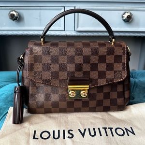 Authentic Louis Vuitton Damier Ebene Croisette